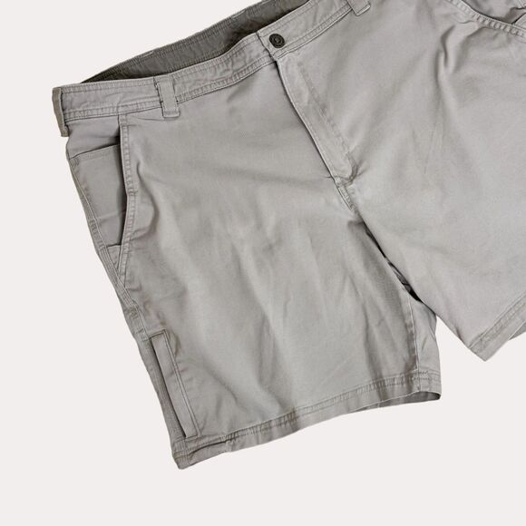 Columbia Mens Cargo Carpenter Shorts Khaki Tan 42 x 8 bf - Picture 3 of 8